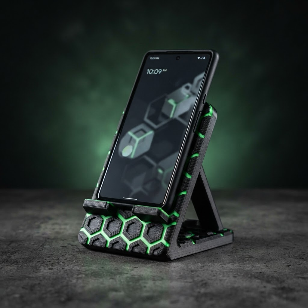 Hex multi-material stand 3D print